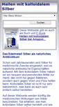 Mobile Screenshot of heilen-mit-kolloidalem-silber.de