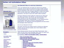 Tablet Screenshot of heilen-mit-kolloidalem-silber.de